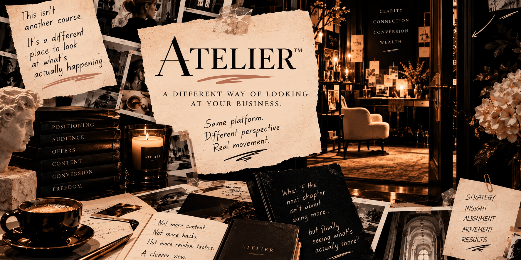 Atelier editorial collage