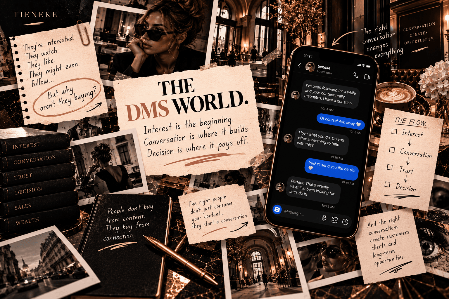 TIENEKE DM strategy collage